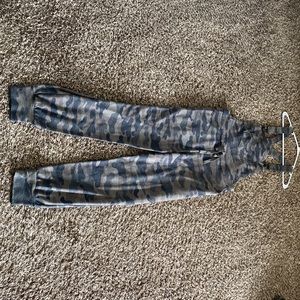 NWT ee:some Fabric Camo Overalls